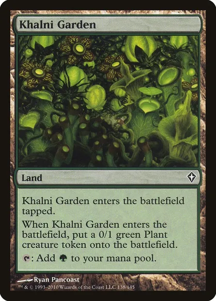 Khalni Garden, Magic card WWK 138 — Worldwake set