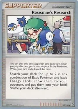 La recherche de Rose, carte Pokémon WCD09 125 — extension World Championship Decks 2009