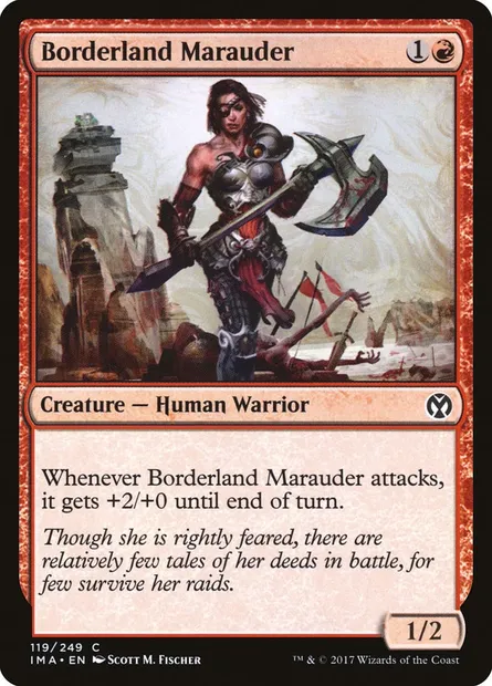Borderland Marauder, Magic card IMA 119 — Iconic Masters set