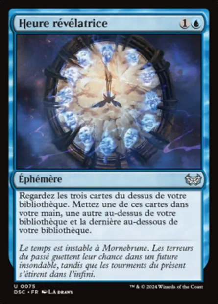 Heure révélatrice, carte Magic DSC 75 — extension Duskmourn: House of Horror Commander