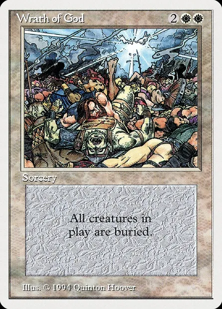 Colère de Dieu, carte Magic SUM 46 — extension Summer Magic / Edgar