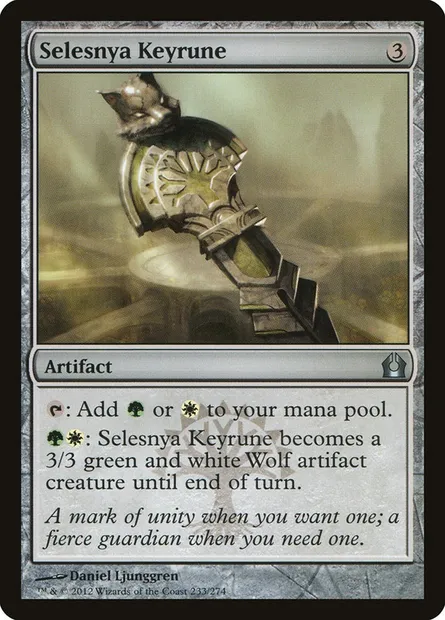 Selesnya Keyrune, Magic card RTR 233 — Return to Ravnica set