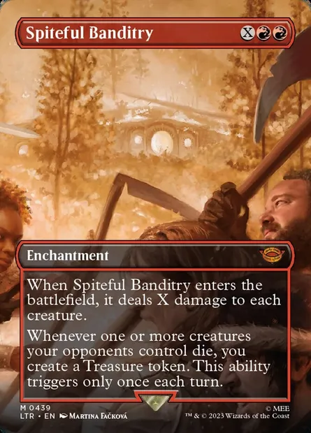 Spiteful Banditry, Magic card LTR 439 — The Lord of the Rings: Tales of Middle-earth set