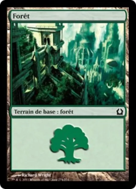 Forêt, carte Magic RTR 274 — extension Retour à Ravnica