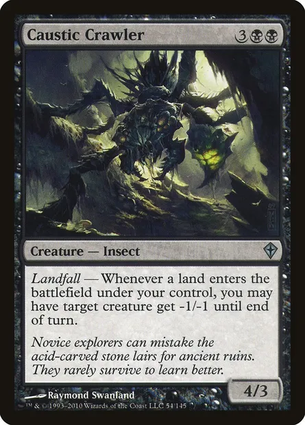 Caustic Crawler, Magic card WWK 54 — Worldwake set