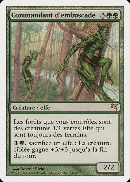 Ambush Commander, Magic card PSAL B25 — Salvat 2005 set