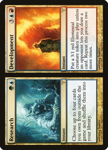 Research // Development, carte Magic DIS 155 — extension Discorde