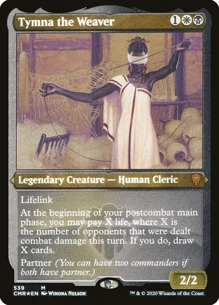 Tymna the Weaver, Magic card CMR 539 — Commander Legends set