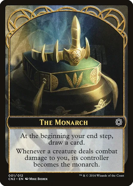 The Monarch, carte Magic TCN2 1 — extension Conspiracy: Take the Crown Tokens