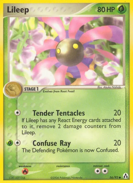 Lileep, Pokémon card LM 56 — Legend Maker set