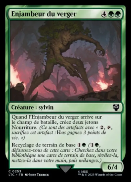 Enjambeur du verger, carte Magic LTC 253 — extension Tales of Middle-earth Commander
