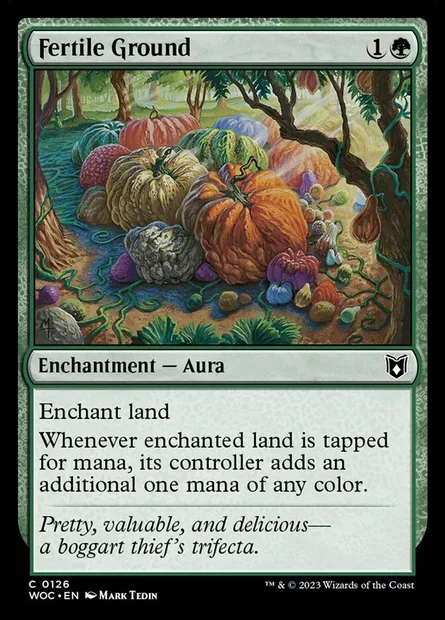 Fertile Ground, Magic card WOC 126 — Wilds of Eldraine Commander set