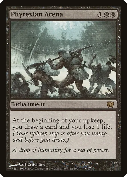 Phyrexian Arena, Magic card 8ED 152★ — Eighth Edition set