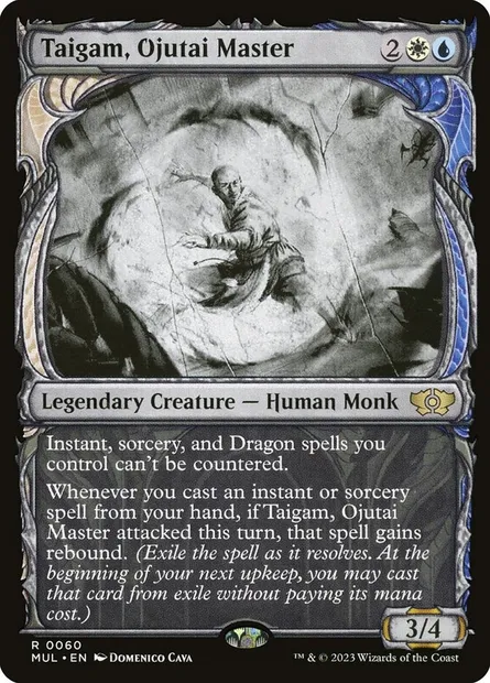 Taigam, Ojutai Master, Magic card MUL 60 — Multiverse Legends set