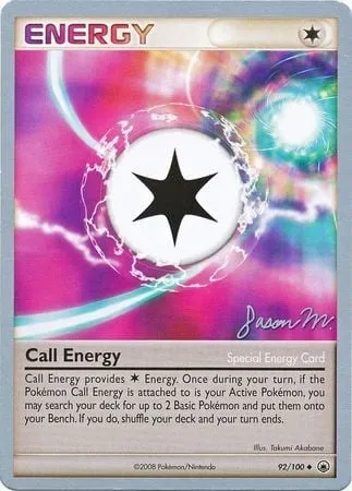 Call Energy, Pokémon card WCD09 092-2 — World Championship Decks 2009 set