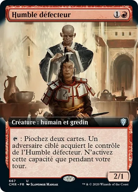 Humble défecteur, carte Magic CMR 667 — extension Commander Legends