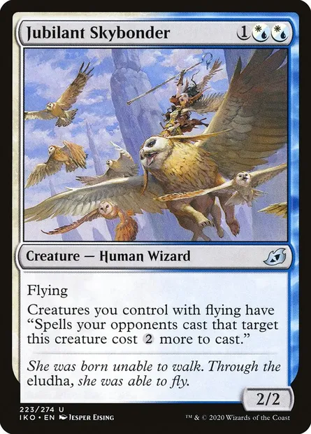 Jubilant Skybonder, Magic card IKO 223 — Ikoria: Lair of Behemoths set