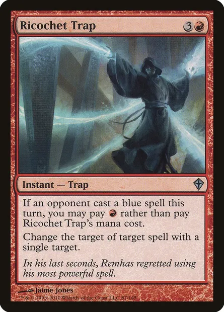 Ricochet Trap, Magic card WWK 87 — Worldwake set