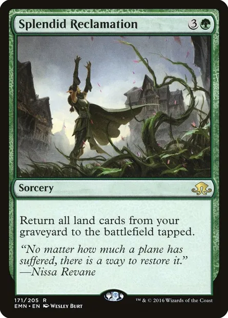 Splendid Reclamation, Magic card EMN 171 — Eldritch Moon set
