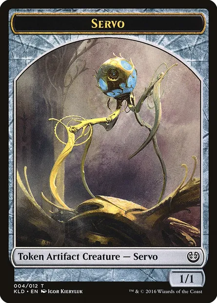 Servo, carte Magic TKLD 4 — extension Kaladesh Tokens