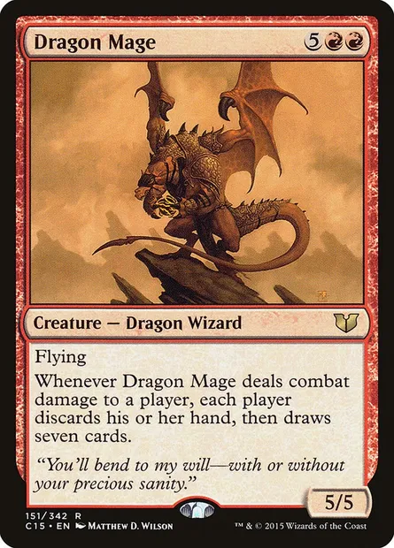Dragon Mage, Magic card C15 151 — Commander 2015 set