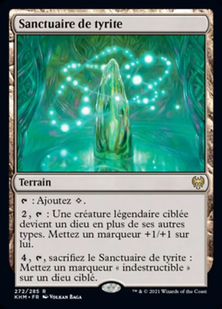 Sanctuaire de tyrite, carte Magic KHM 272 — extension Kaldheim