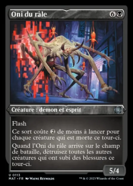 Oni du râle, carte Magic MAT 113 — extension L'invasion des machines : le jour d'après