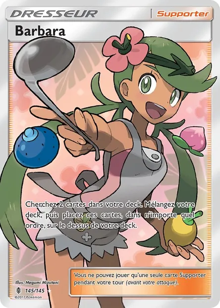 Barbara, carte Pokémon GRI 145 — extension Gardiens Ascendants