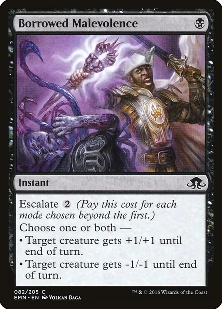 Borrowed Malevolence, Magic card EMN 82 — Eldritch Moon set