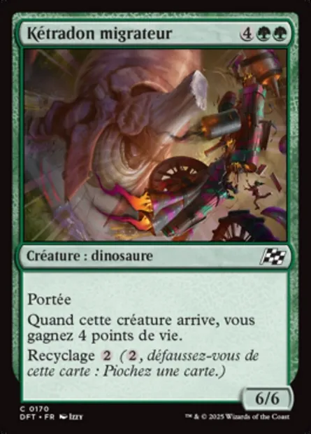 Kétradon migrateur, carte Magic DFT 170 — extension Aetherdrift
