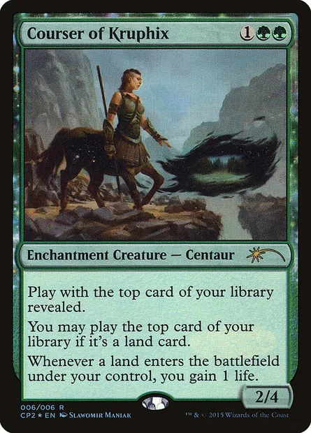 Coursière de Kruphix, carte Magic CP2 6 — extension Fate Reforged Clash Pack