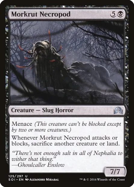 Morkrut Necropod, Magic card SOI 125 — Shadows over Innistrad set