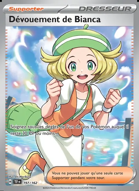 Dévouement de Bianca, carte Pokémon TEF 197 — extension Forces Temporelles