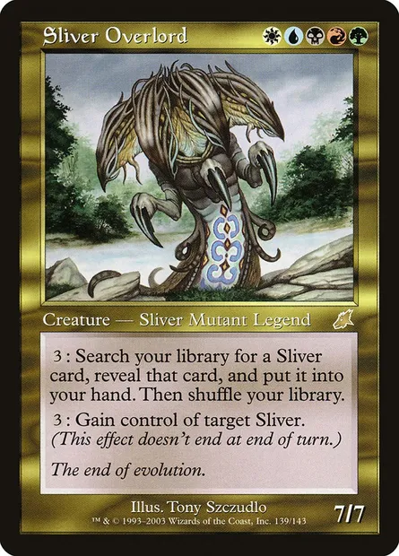 Sliver Overlord, Magic card SCG 139 — Scourge set