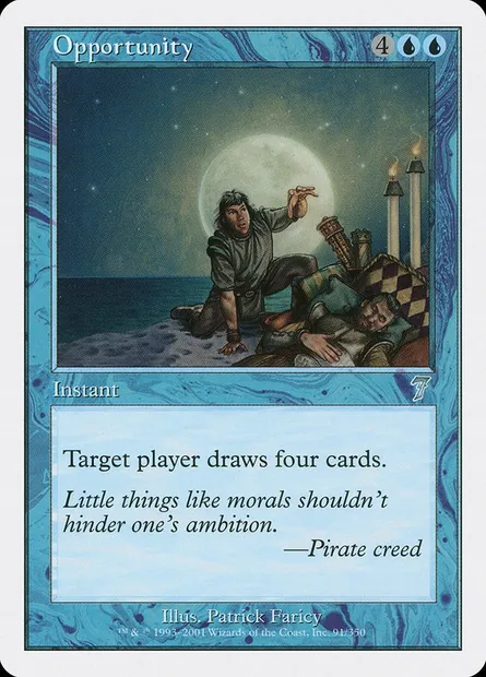 Opportunity, Magic card 7ED 91 — Seventh Edition set