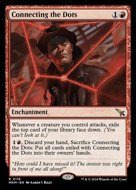 Connecting the Dots, Magic card MKM 118 — Murders at Karlov Manor set