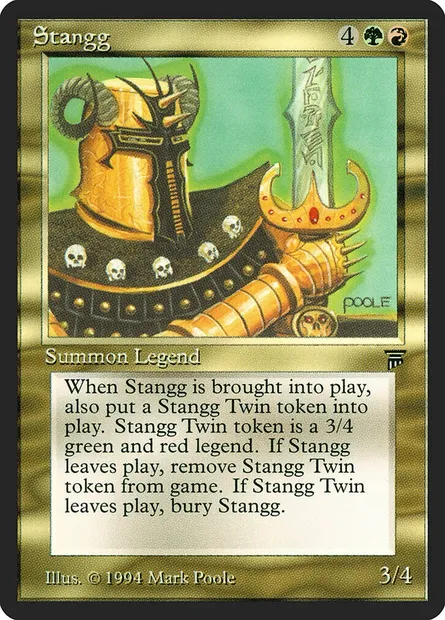 Stangg, Magic card LEG 260 — Legends set