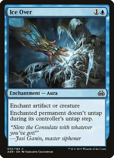 Ice Over, Magic card AER 35 — Aether Revolt set