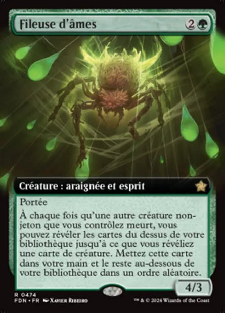 Fileuse d'âmes, carte Magic FDN 474 — extension Foundations