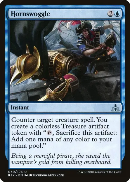 Hornswoggle, Magic card RIX 39 — Rivals of Ixalan set