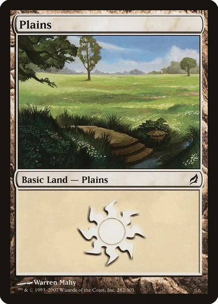 Plains, Magic card LRW 282 — Lorwyn set