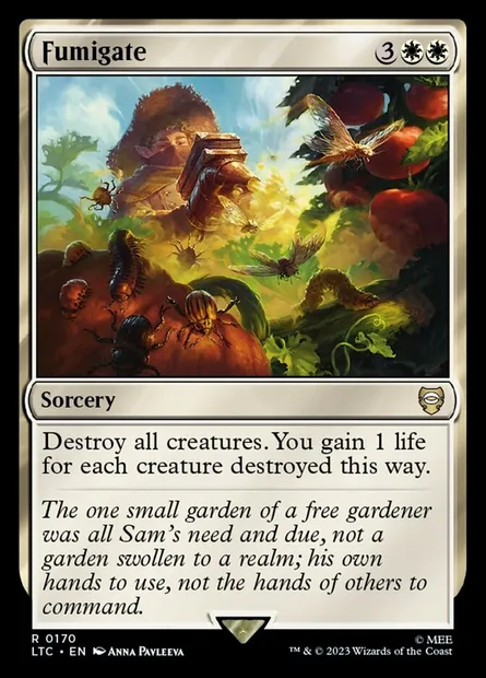 Fumigate, Magic card LTC 170 — Tales of Middle-earth Commander set