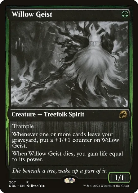 Willow Geist, Magic card DBL 207 — Innistrad: Double Feature set