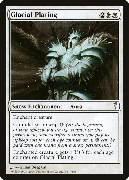Glacial Plating, Magic card CSP 7 — Coldsnap set