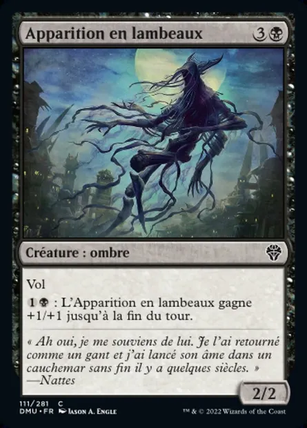 Apparition en lambeaux, carte Magic DMU 111 — extension Dominaria Uni