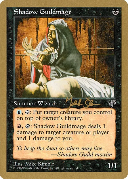 Ghildmage des Ombres, carte Magic WC97 js140 — extension World Championship Decks 1997