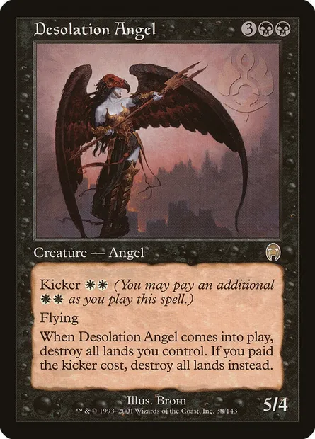 Ange de la désolation, carte Magic APC 38 — extension Apocalypse