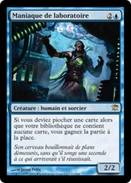 Maniaque de laboratoire, carte Magic ISD 61 — extension Innistrad