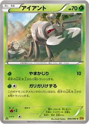 Durant, Pokémon card XY9 009 — Rage of the Broken Heavens set