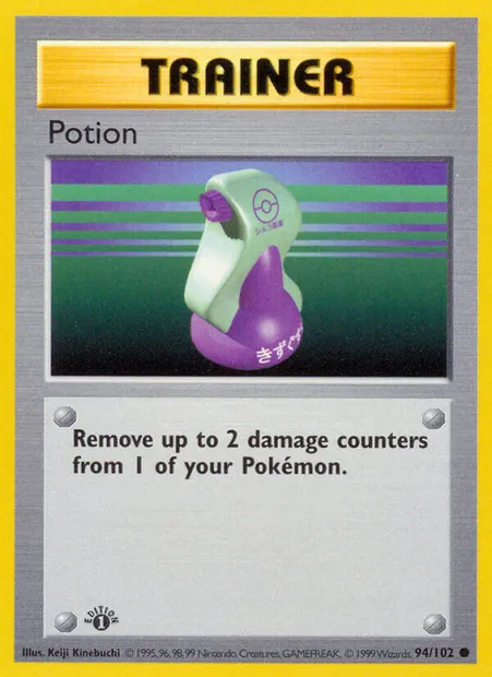 Potion, Pokémon card BS 94 — Base Set set